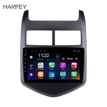 Harfey 8core 2Din de GPS do Carro do Leitor Multimídia Android 10.0 Para 2010 2011 2012 2013 Chevrolet Chevy AVEO de 9 Polegadas Unidade de Cabeça de Rádio USB