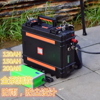 Hélice bateria 12V 300AH-100AH de iões de Lítio Li-ion USB Baterias motor-homes/motores/painel solar/emergência exterior do Banco do Poder