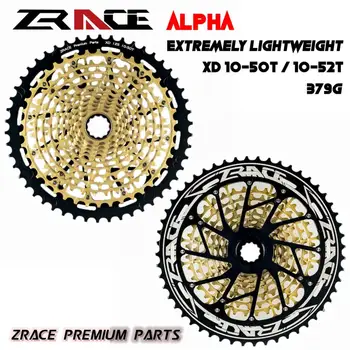 ZRACE ALPHA EX 12s XD Cassete 12 Velocidade MTB Bicicleta de roda Livre 10-50T 10-52T - Ouro,compatível XD Freehub, XX1 X01 GX NX Águia