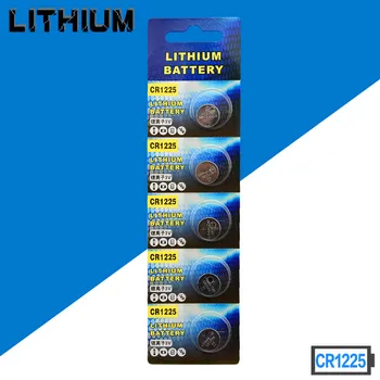 Frete grátis Bateria de Lítio de 3V CR1225 BR1225 EBR1225 3V Bateria chave do Carro de controle remoto da bateria do óculos 3D bateria 50pcs/monte